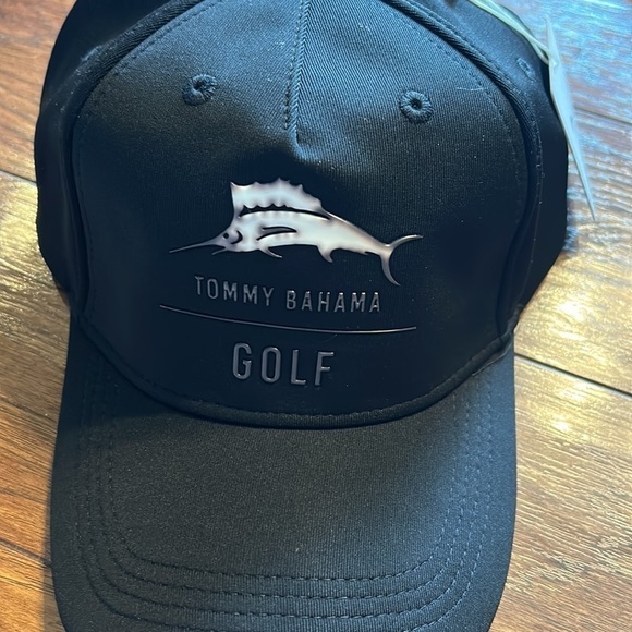 Tommy Bahama Golf Hat, Black, Adjustable, Polyester, NWT - Picture 5 of 9